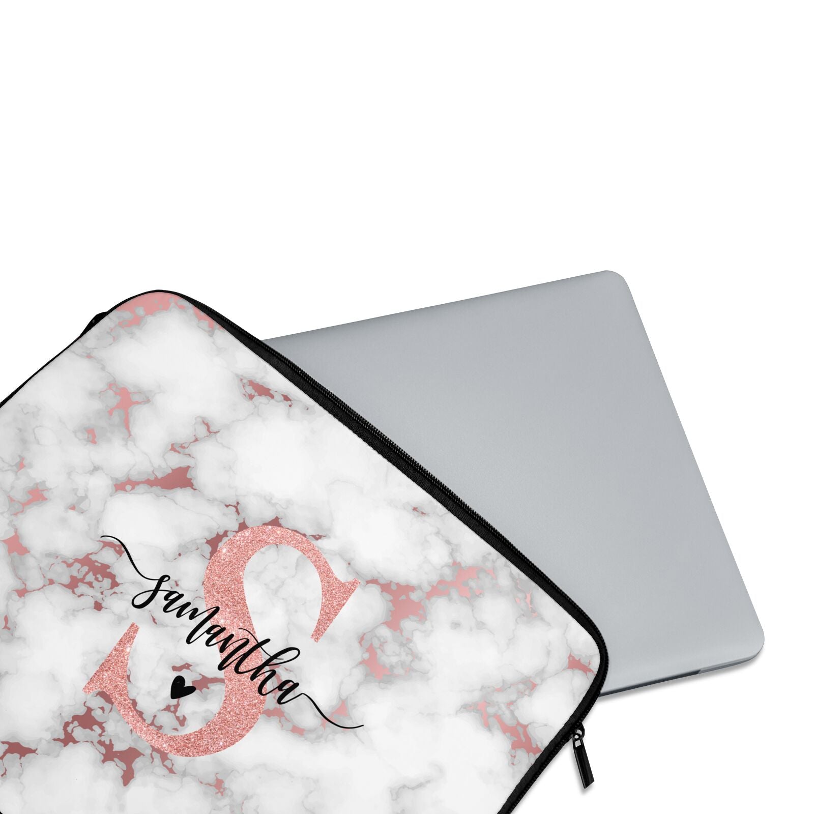 Marble Print Designer Laptop Sleeve Custom Laptop Case Gift 