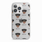 Rottweiler Icon with Name iPhone 13 Pro TPU Impact Case with White Edges