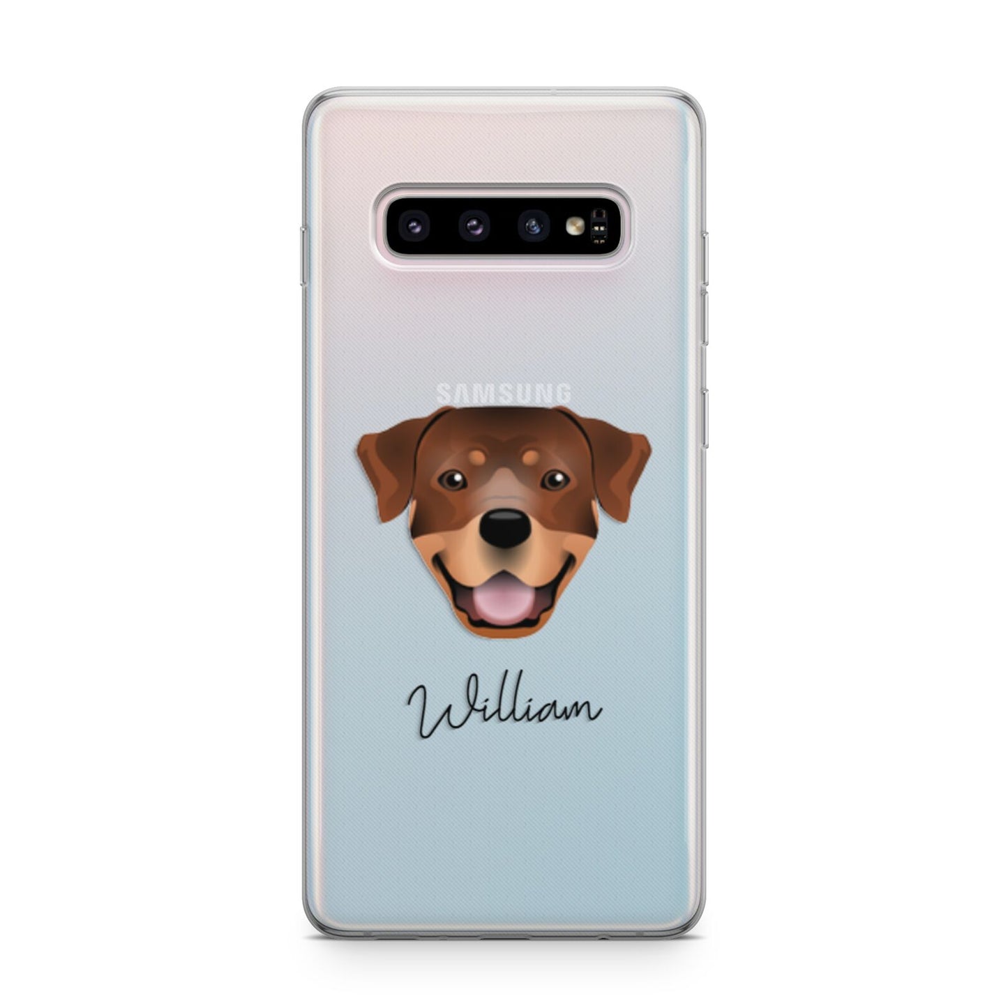 Rottweiler Personalised Samsung Galaxy S10 Plus Case