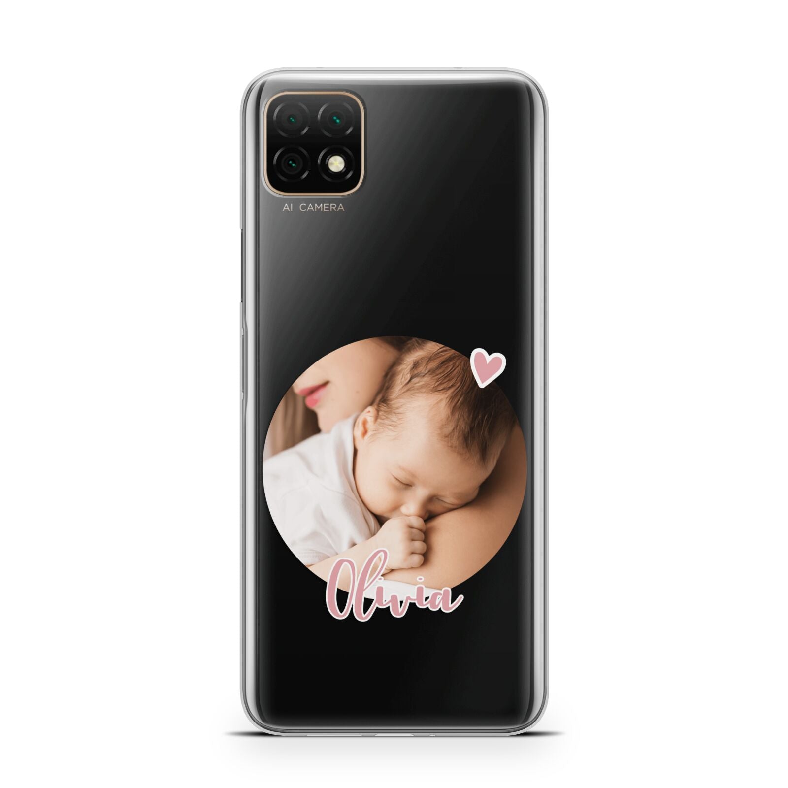 Round Photo Love Upload Huawei Enjoy 20 Phone Case