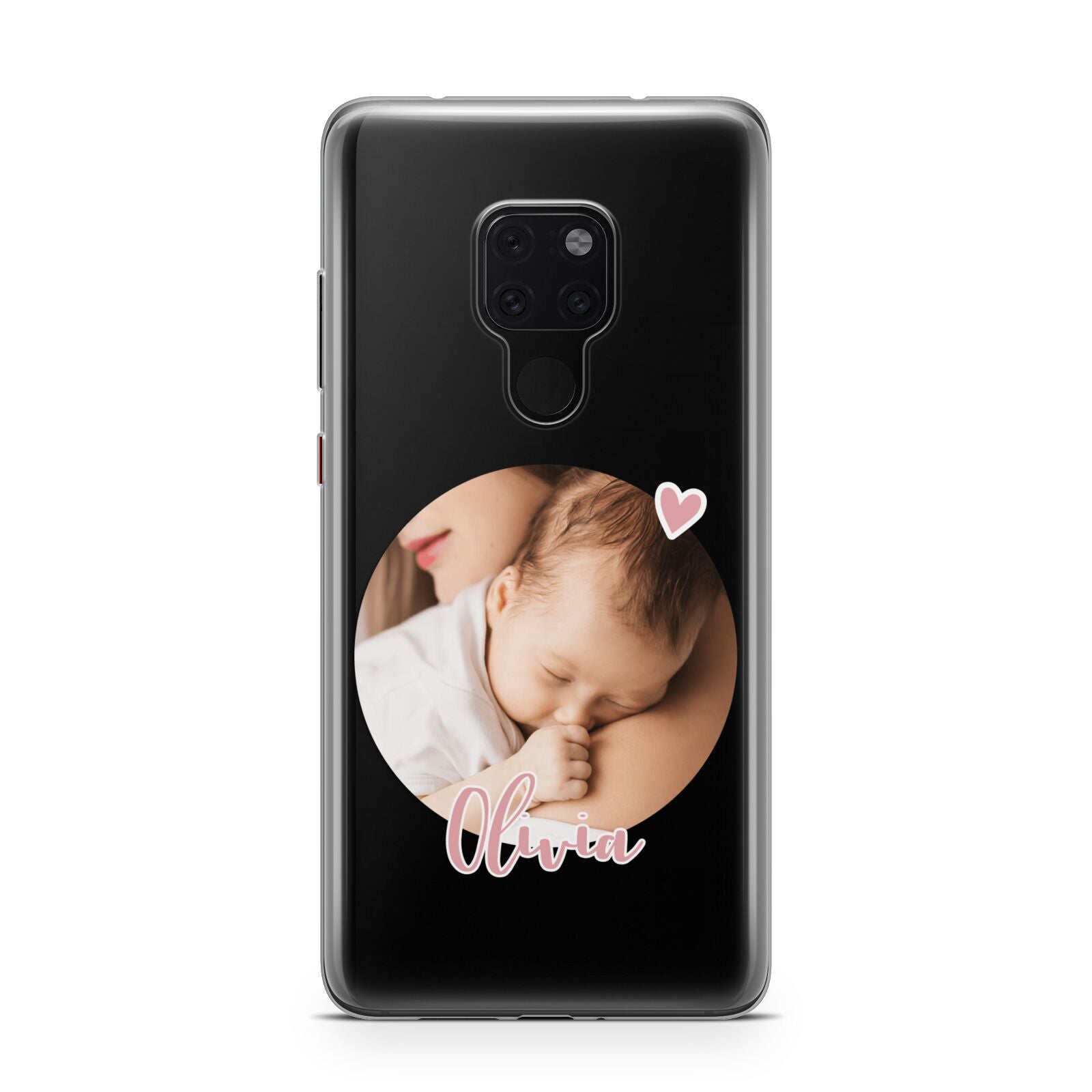 Round Photo Love Upload Huawei Mate 20 Phone Case