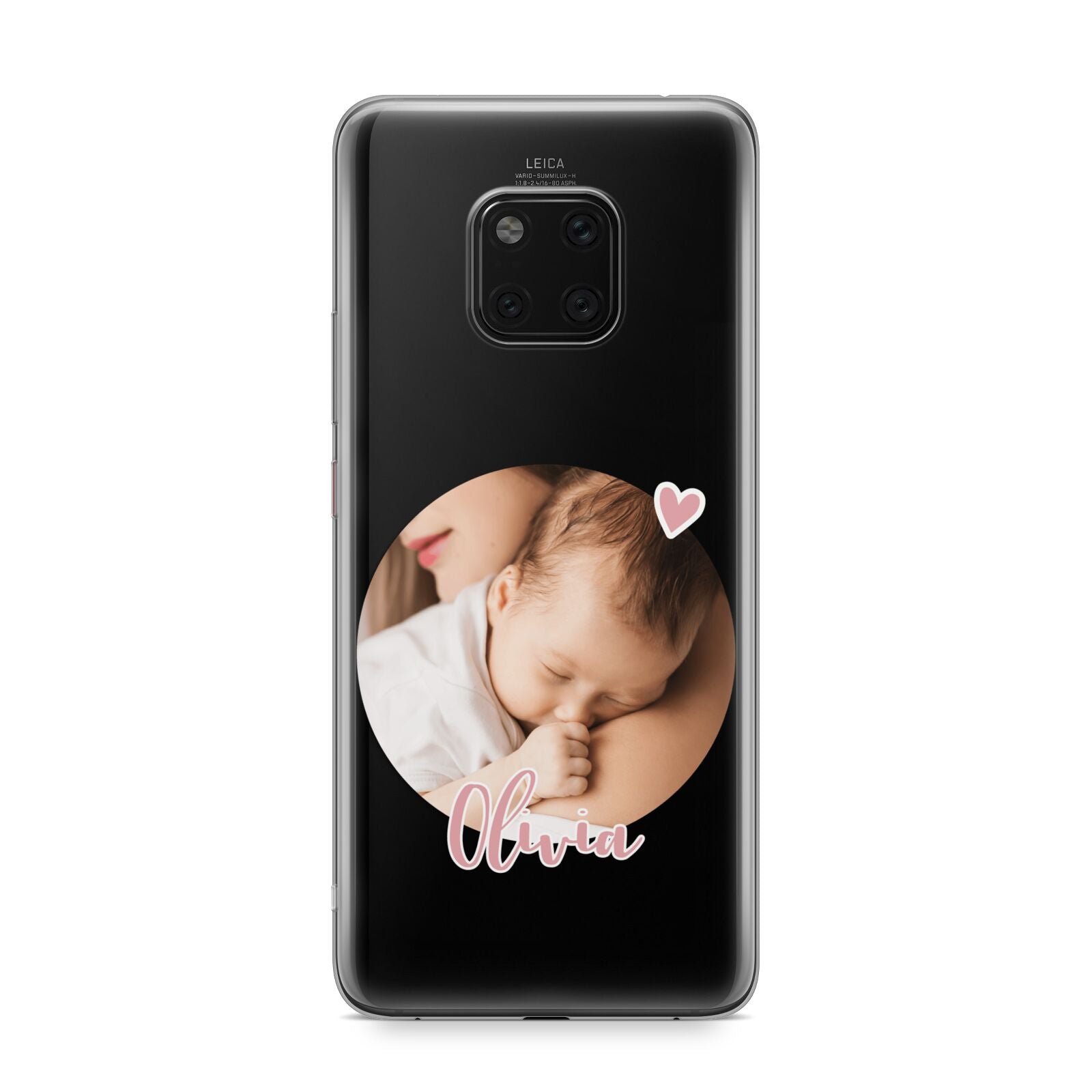 Round Photo Love Upload Huawei Mate 20 Pro Phone Case