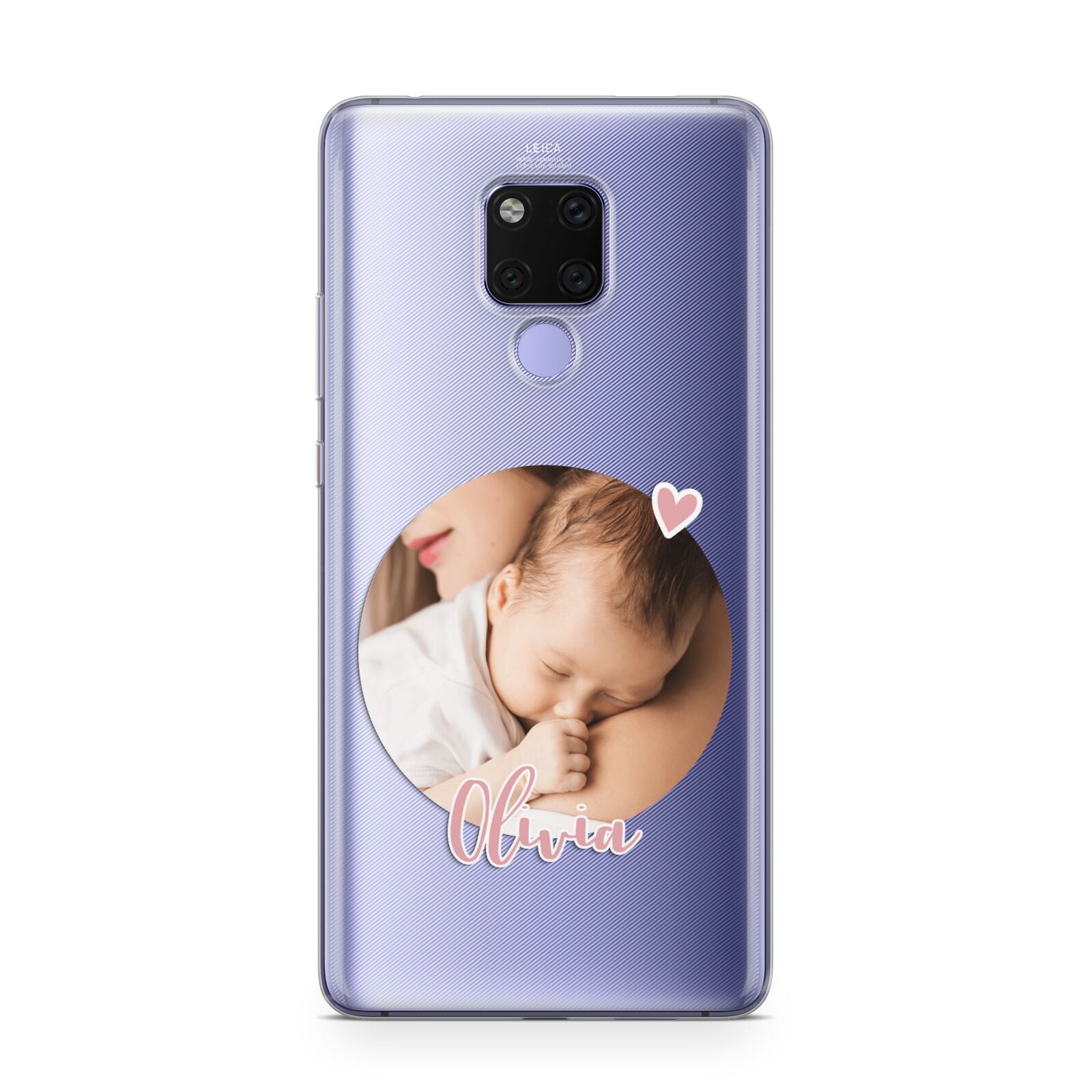 Round Photo Love Upload Huawei Mate 20X Phone Case