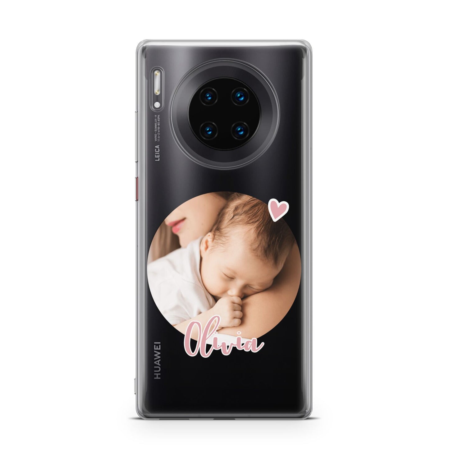 Round Photo Love Upload Huawei Mate 30 Pro Phone Case