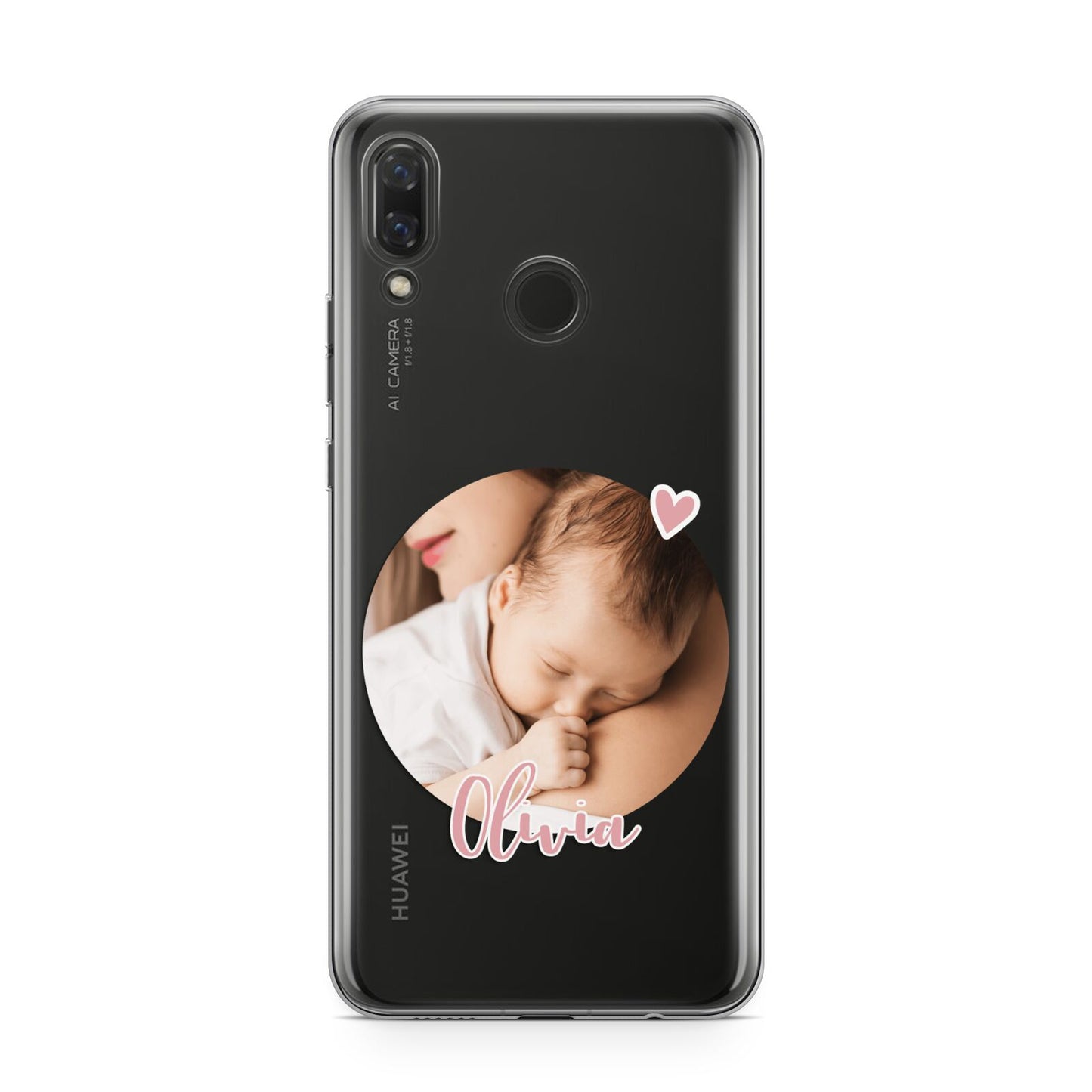 Round Photo Love Upload Huawei Nova 3 Phone Case