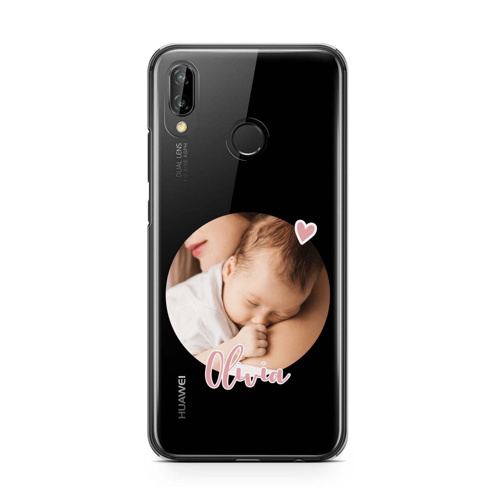 Round Photo Love Upload Huawei P20 Lite Phone Case