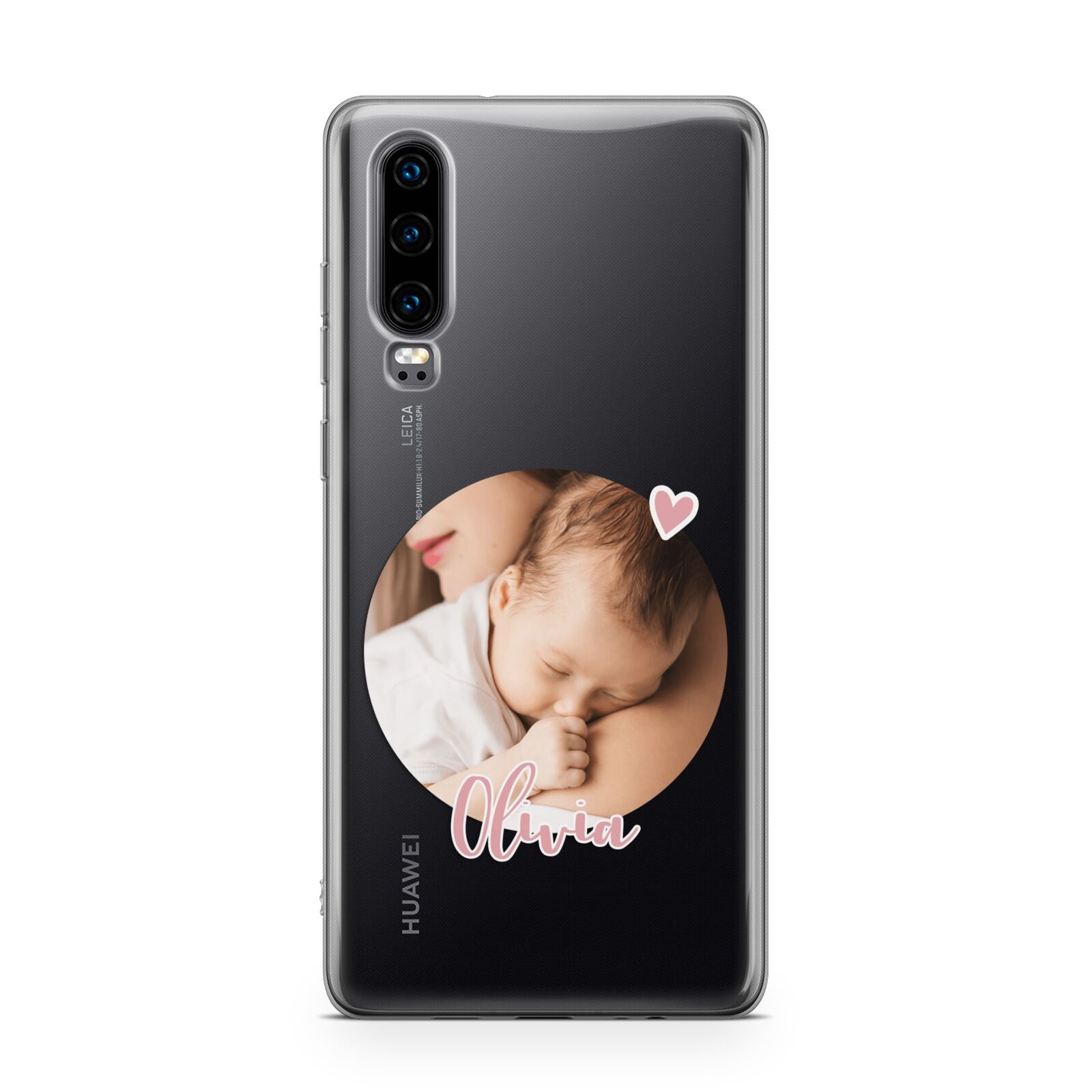 Round Photo Love Upload Huawei P30 Phone Case