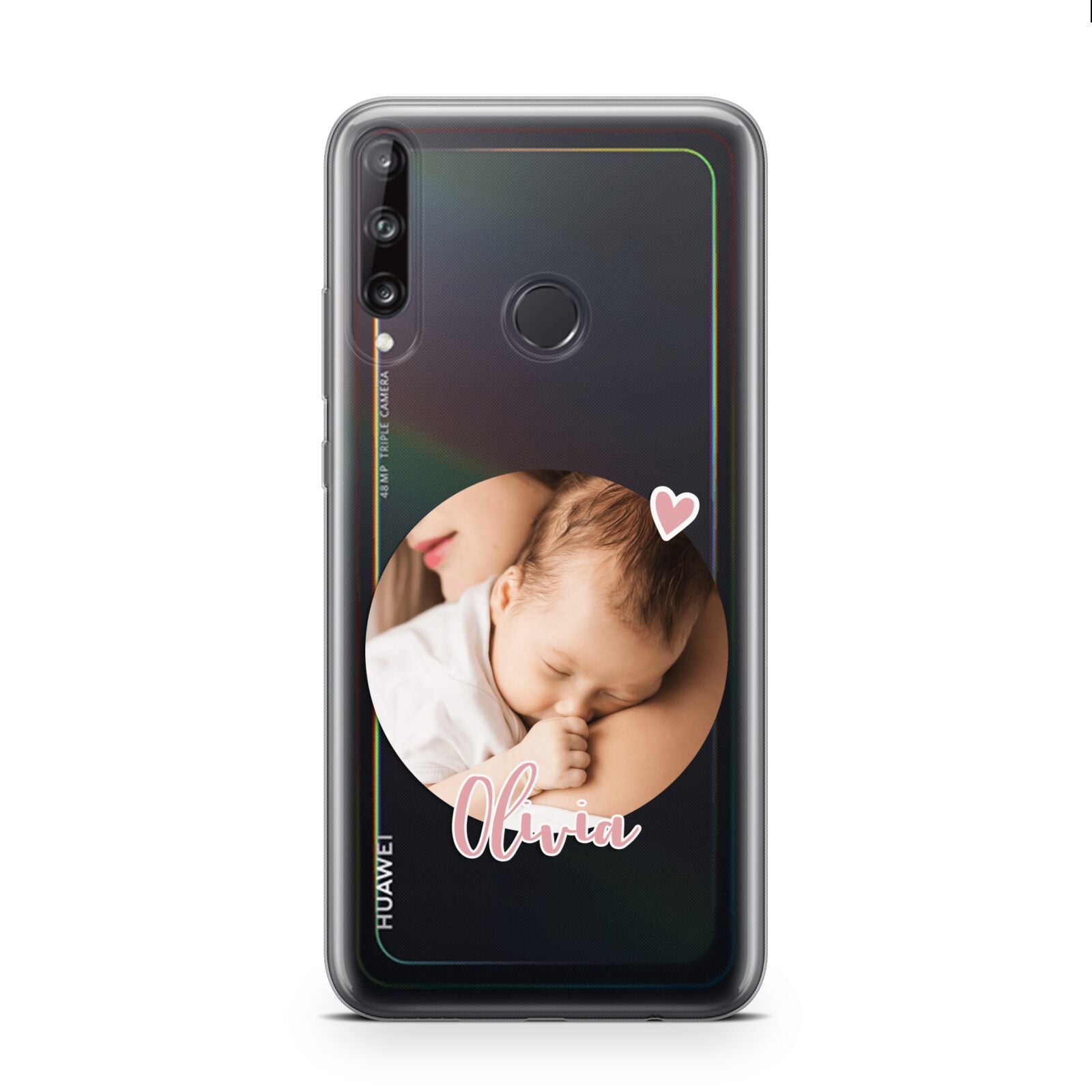 Round Photo Love Upload Huawei P40 Lite E Phone Case