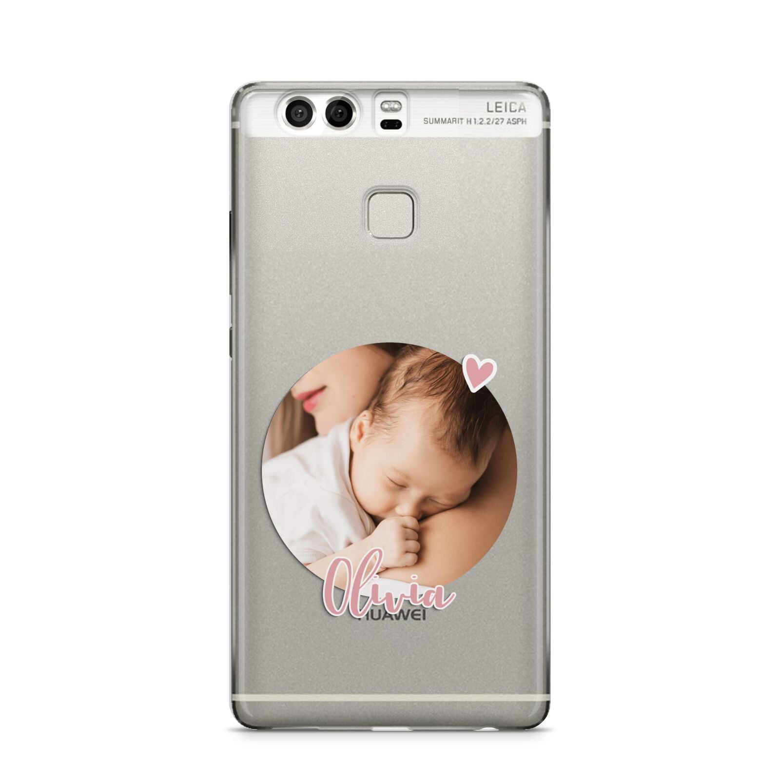 Round Photo Love Upload Huawei P9 Case