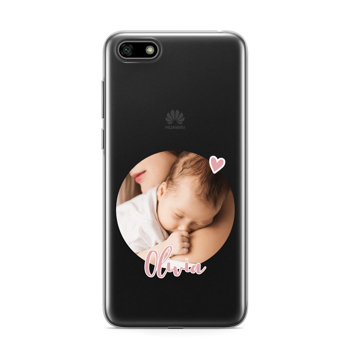 Round Photo Love Upload Huawei Y5 Prime 2018 Phone Case