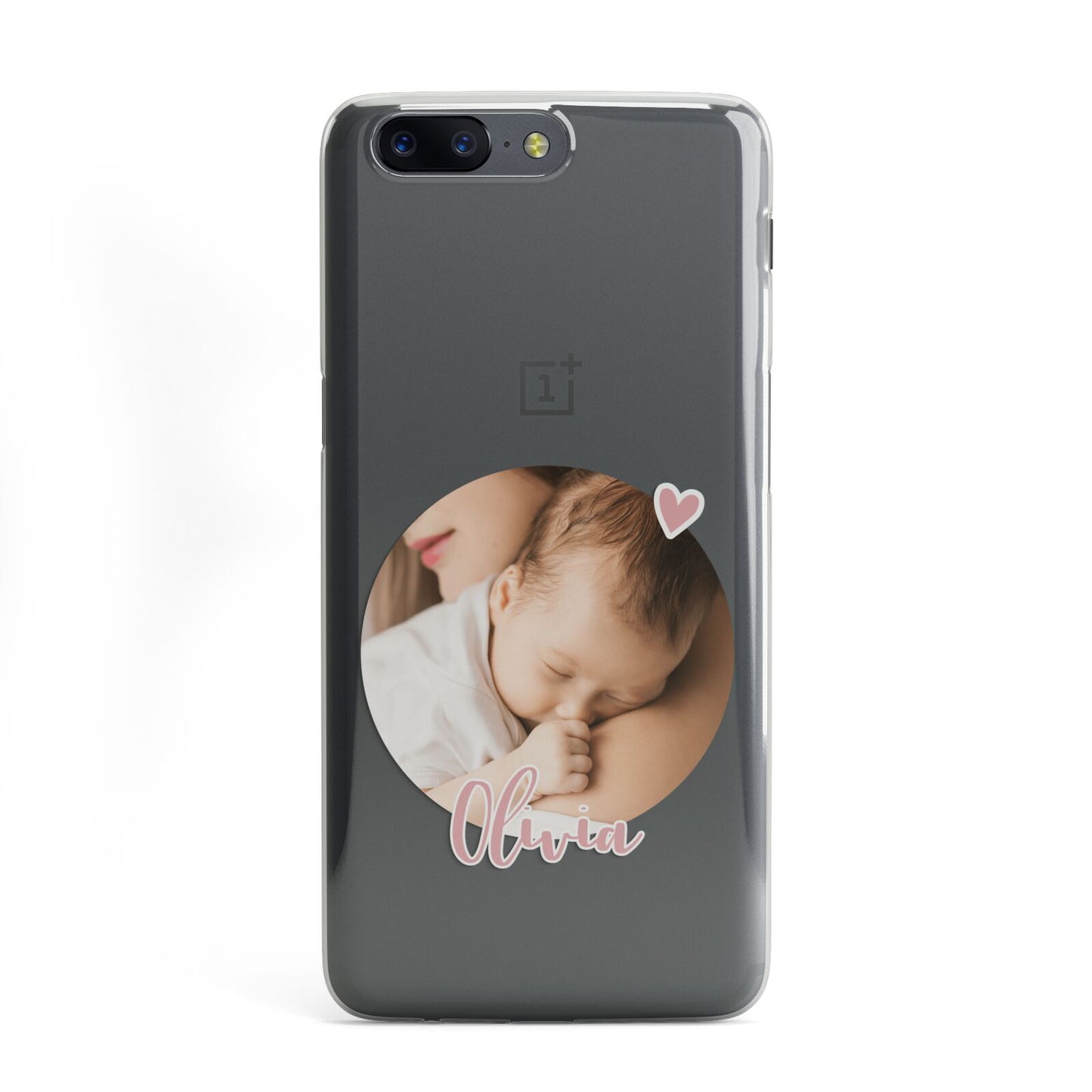 Round Photo Love Upload OnePlus Case