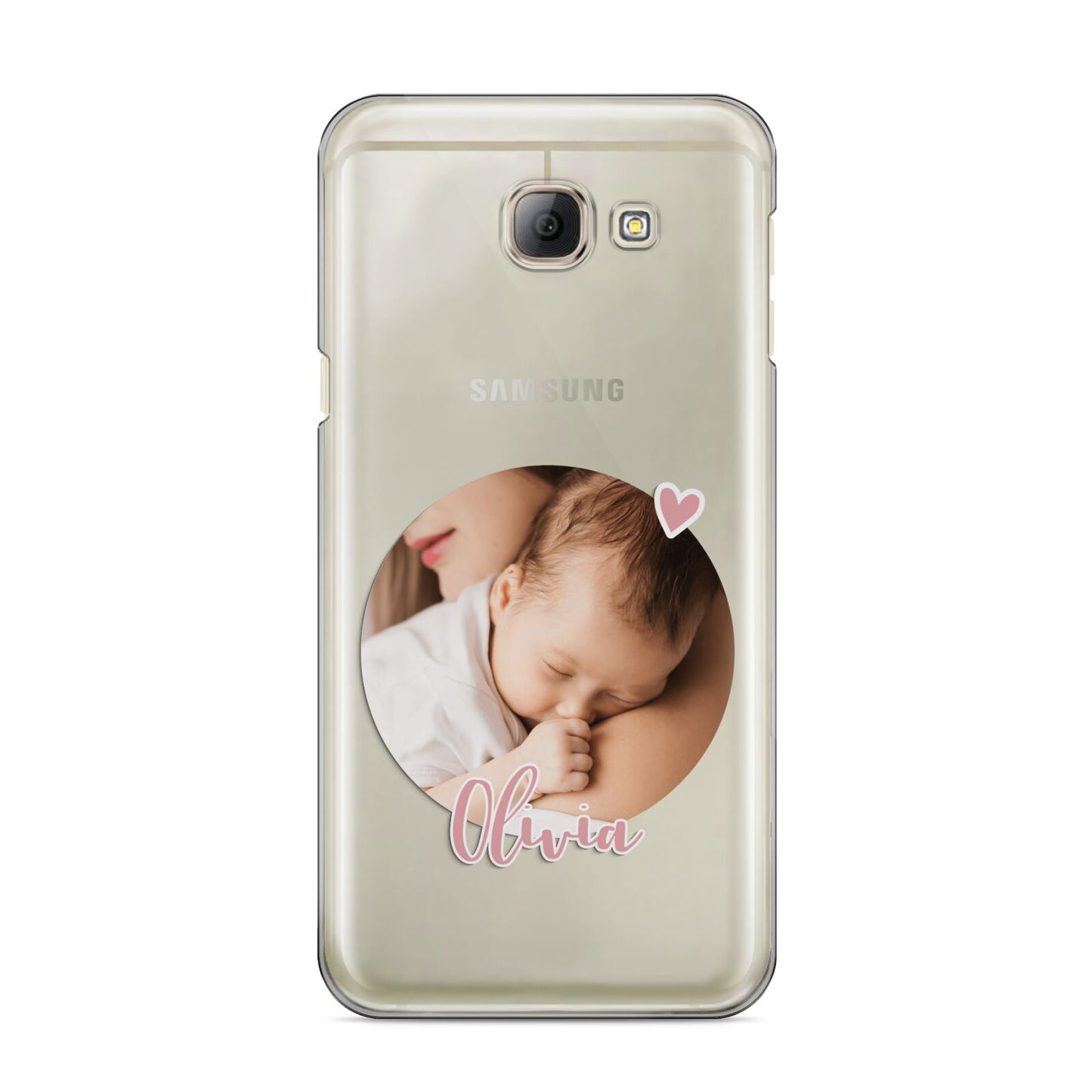 Round Photo Love Upload Samsung Galaxy A8 2016 Case