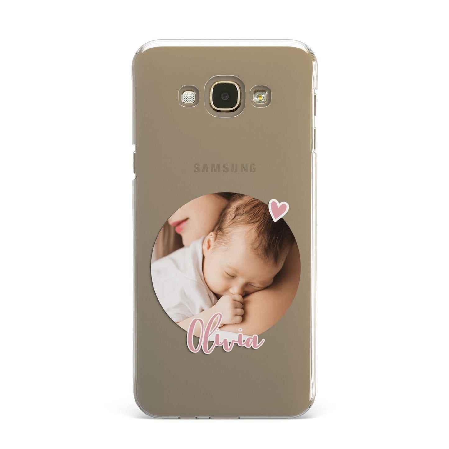 Round Photo Love Upload Samsung Galaxy A8 Case