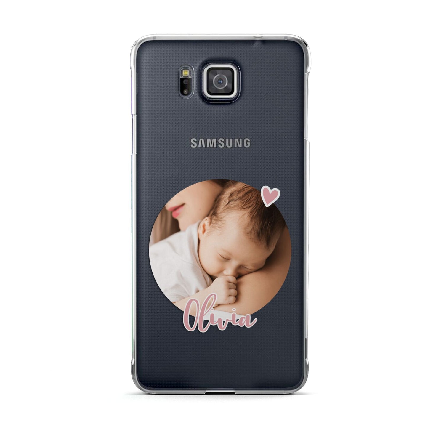 Round Photo Love Upload Samsung Galaxy Alpha Case