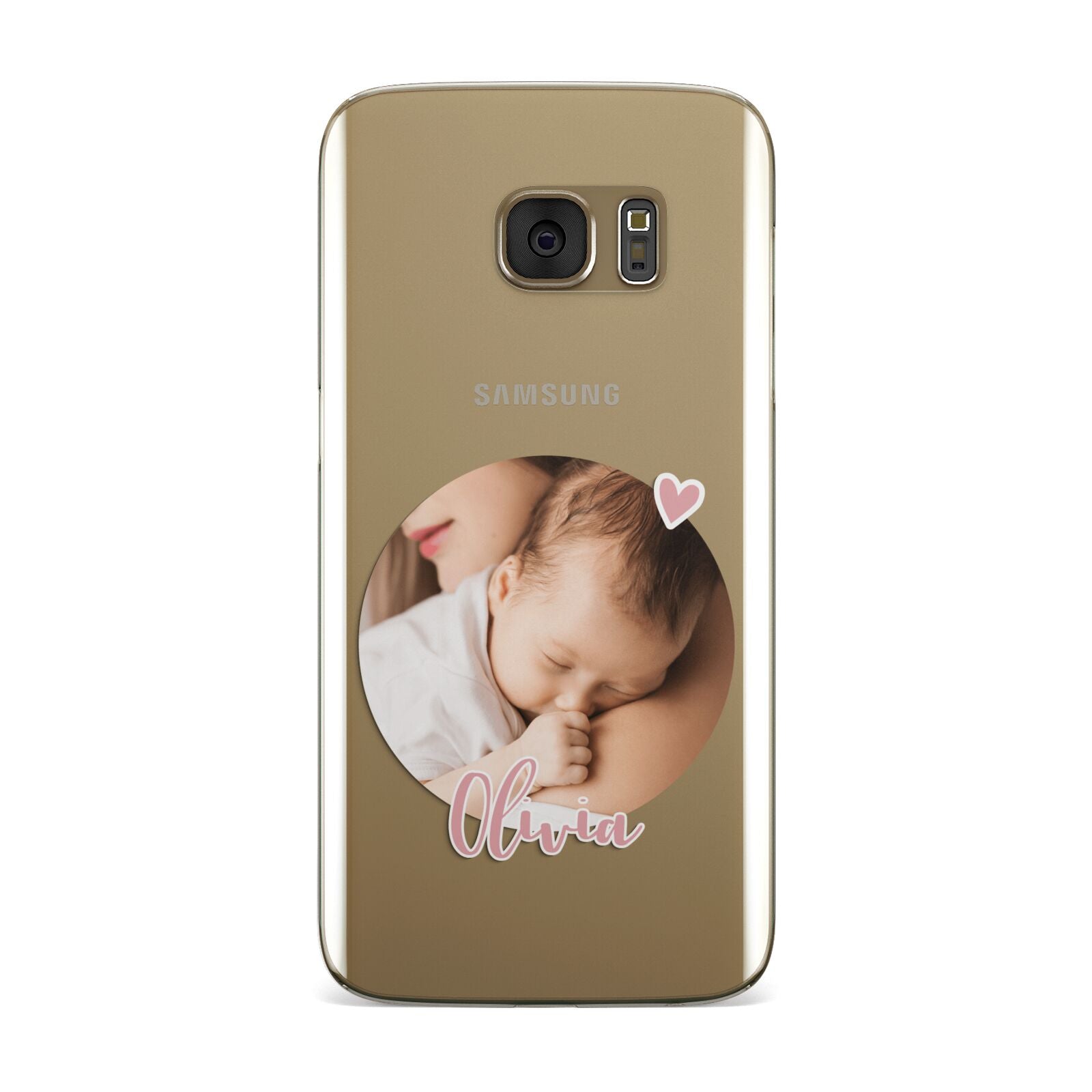 Round Photo Love Upload Samsung Galaxy Case