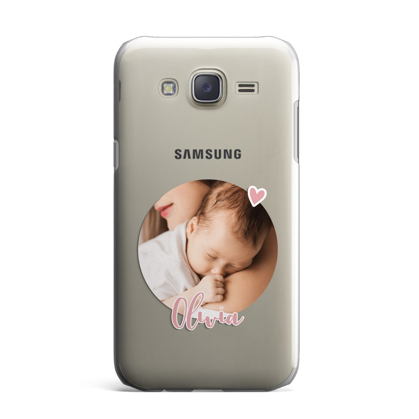 Round Photo Love Upload Samsung Galaxy J7 Case