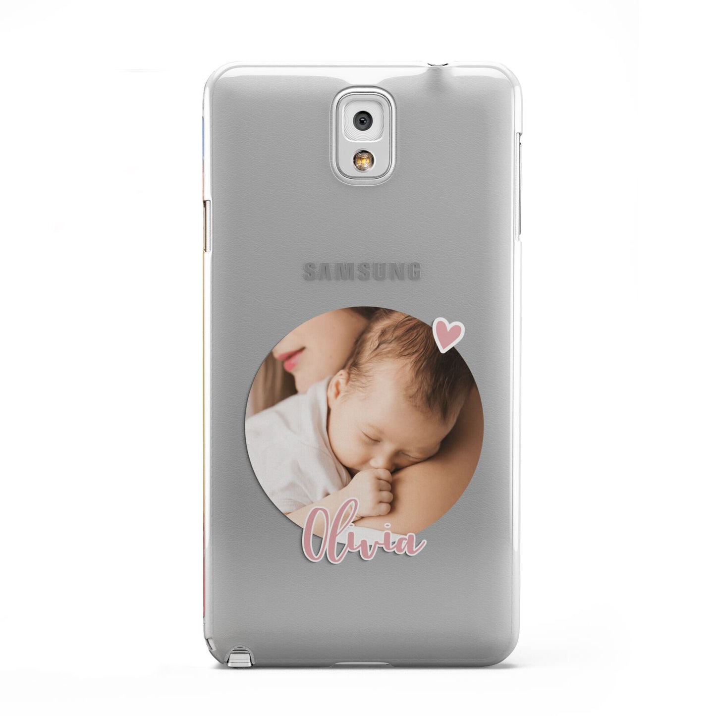 Round Photo Love Upload Samsung Galaxy Note 3 Case