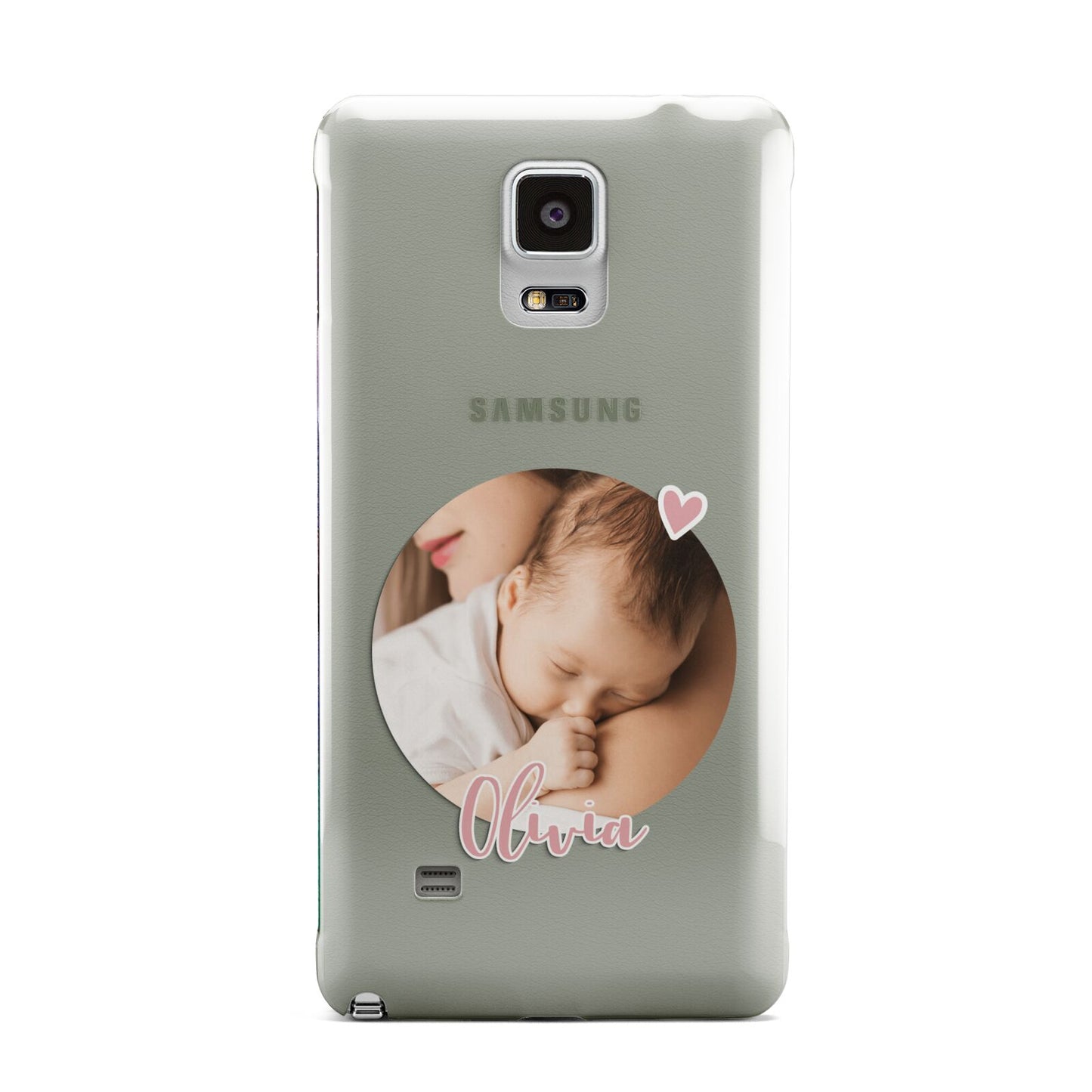 Round Photo Love Upload Samsung Galaxy Note 4 Case