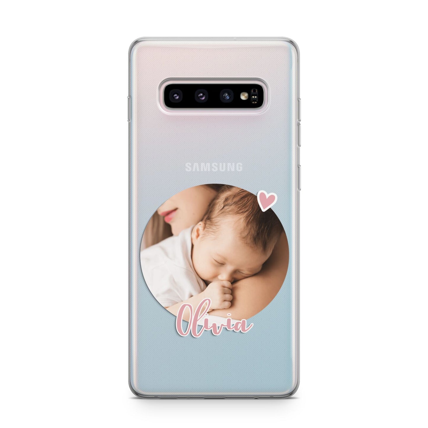 Round Photo Love Upload Samsung Galaxy S10 Plus Case