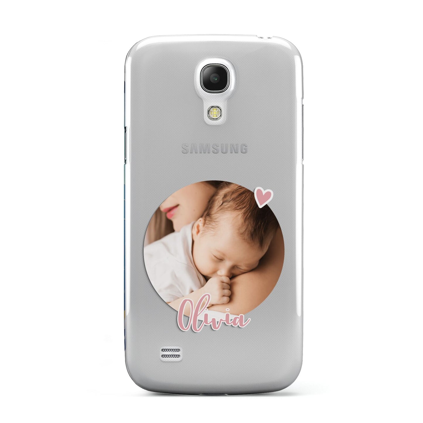 Round Photo Love Upload Samsung Galaxy S4 Mini Case