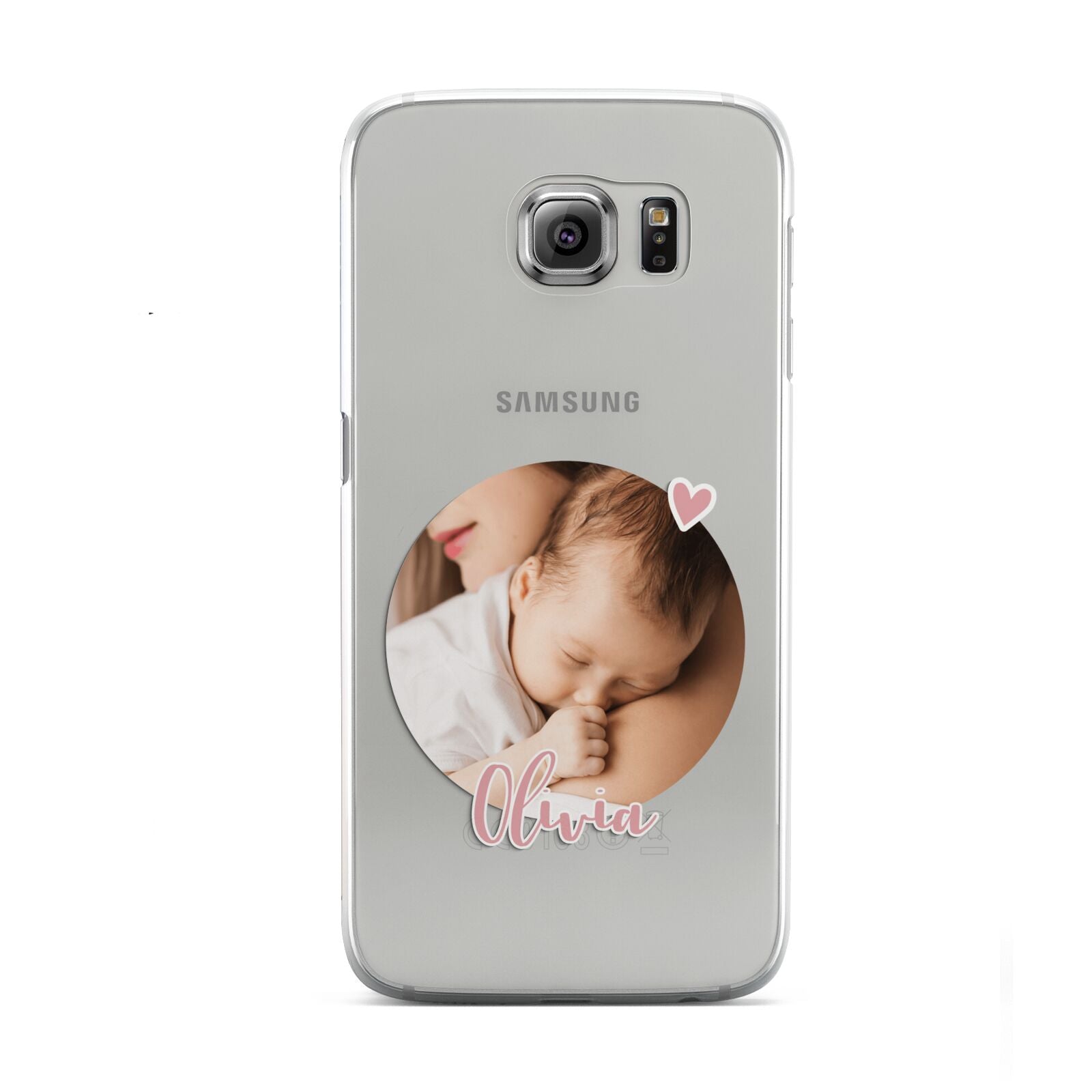 Round Photo Love Upload Samsung Galaxy S6 Case