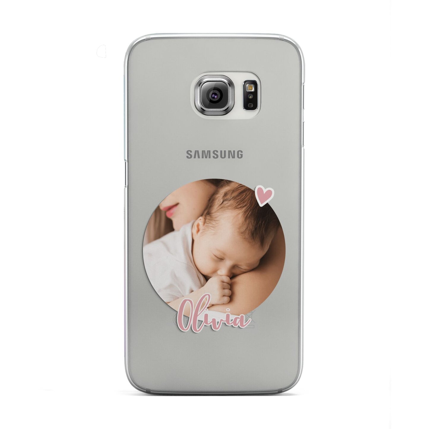 Round Photo Love Upload Samsung Galaxy S6 Edge Case