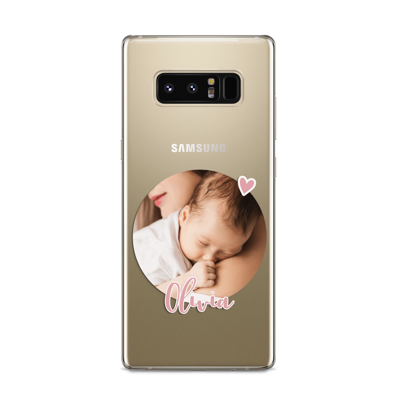 Round Photo Love Upload Samsung Galaxy S8 Case