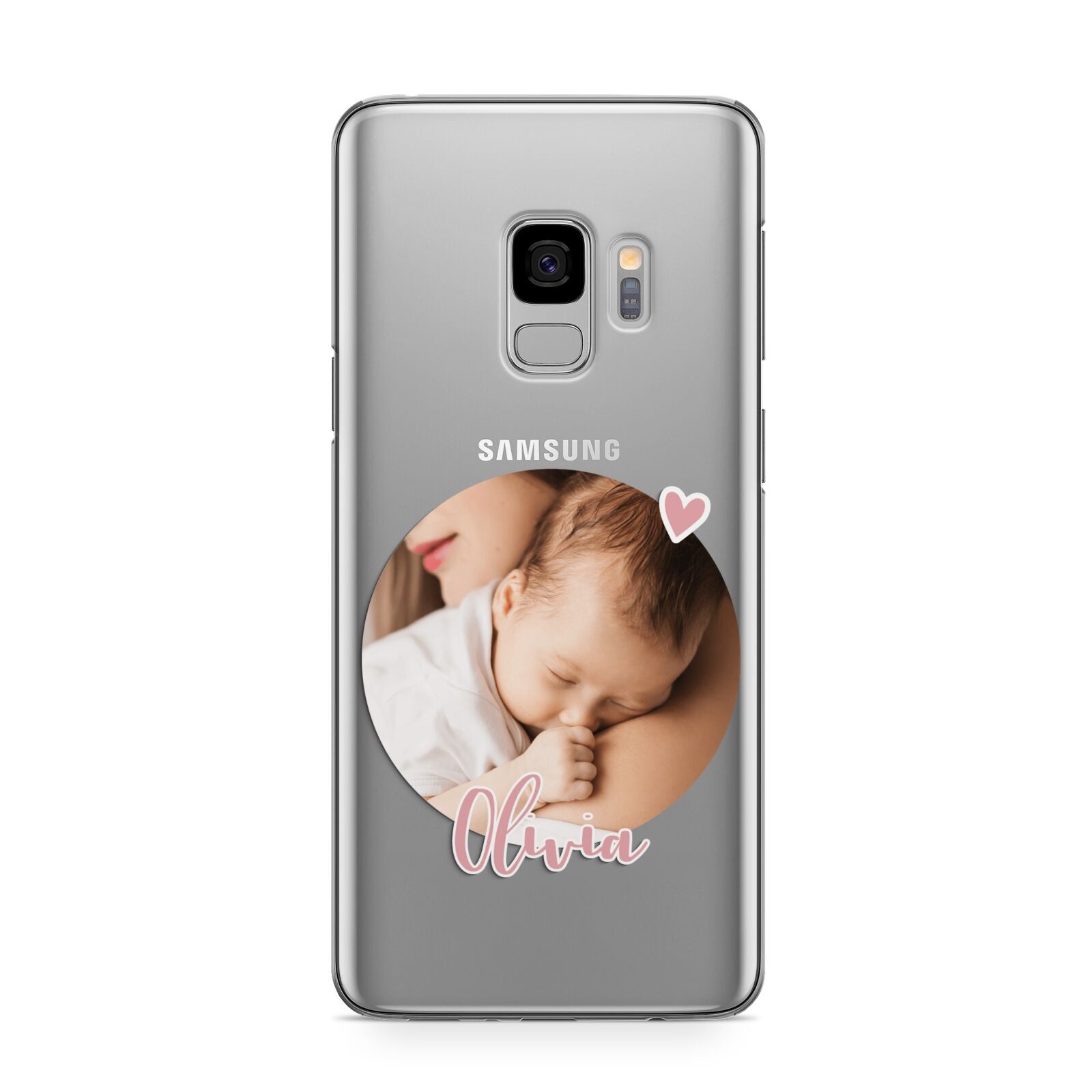 Round Photo Love Upload Samsung Galaxy S9 Case