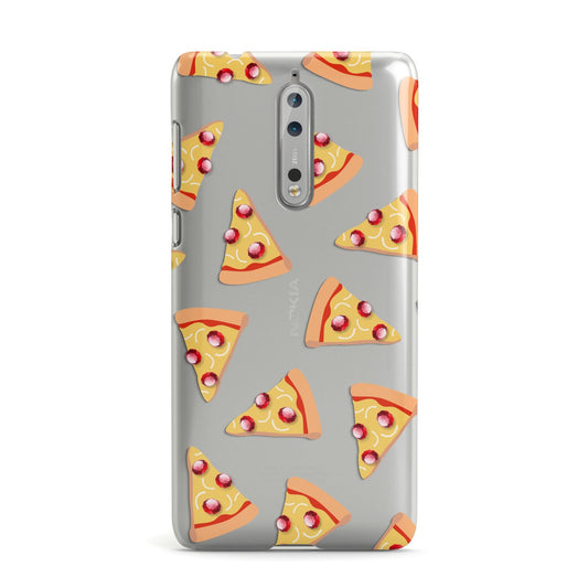 Rubies on Cartoon Pizza Slices Nokia Case