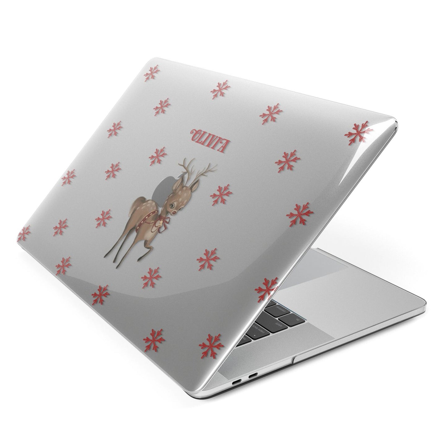 Rudolph Delivery Apple MacBook Case Side View