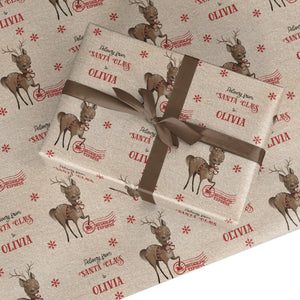 Rudolph Delivery Wrapping Paper