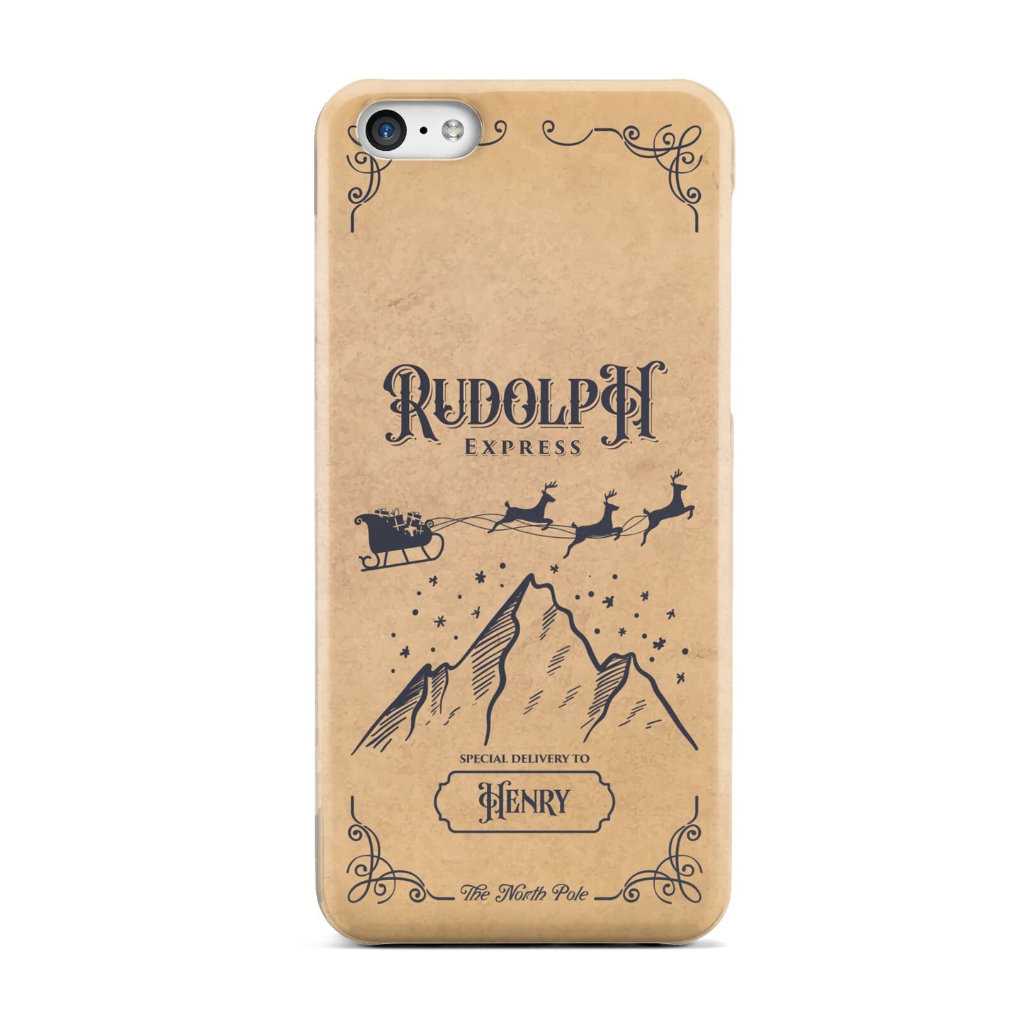 Rudolph Express Custom Apple iPhone 5c Case