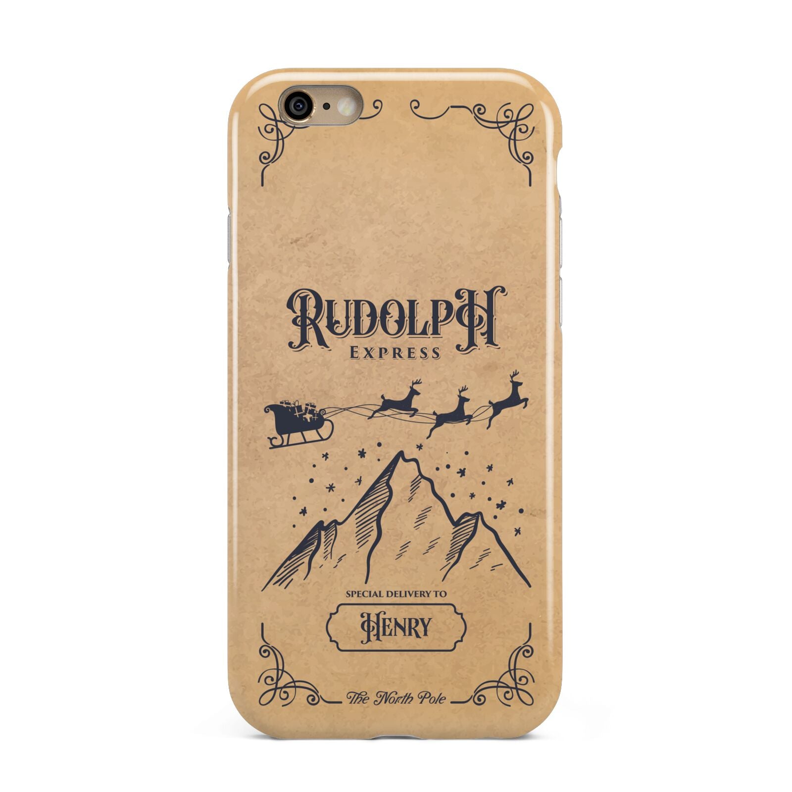 Rudolph Express Custom Apple iPhone 6 3D Tough Case