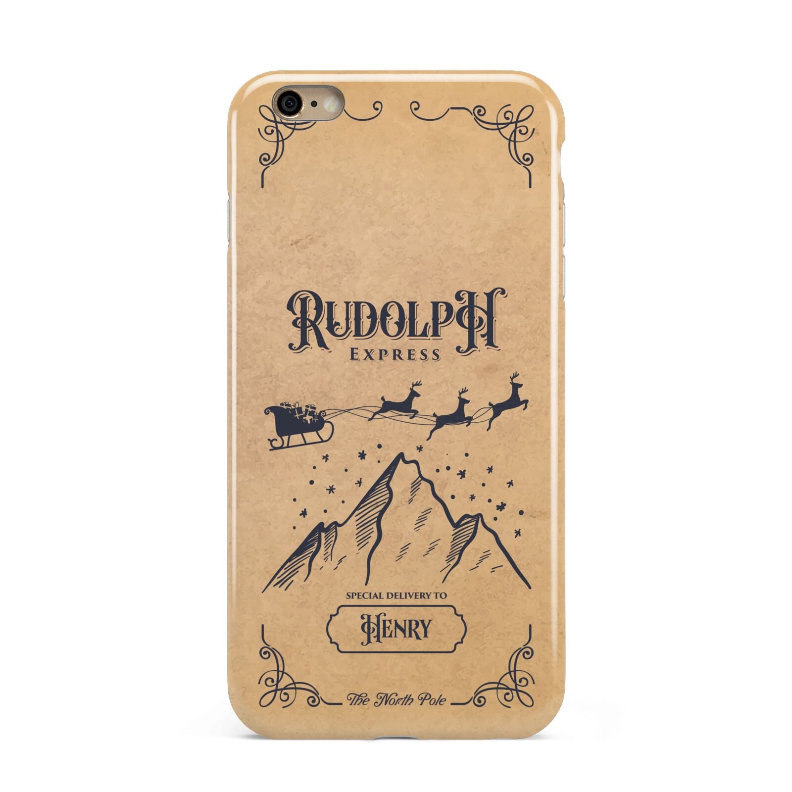 Rudolph Express Custom Apple iPhone 6 Plus 3D Tough Case