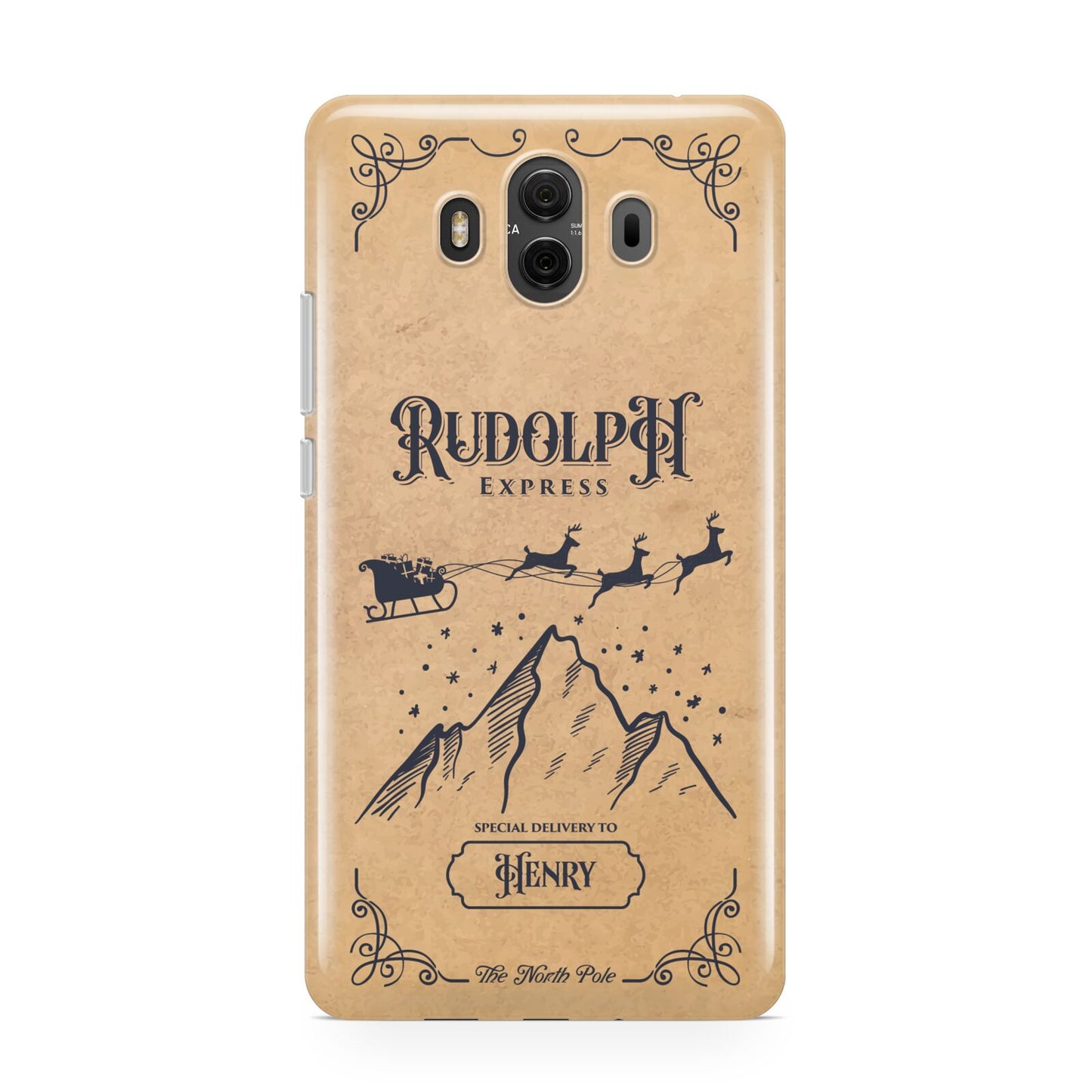 Rudolph Express Custom Huawei Mate 10 Protective Phone Case