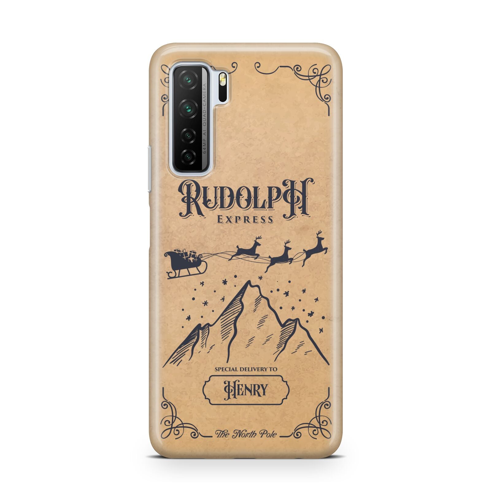 Rudolph Express Custom Huawei P40 Lite 5G Phone Case