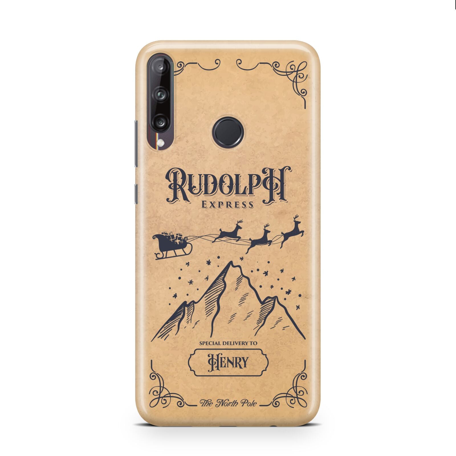 Rudolph Express Custom Huawei P40 Lite E Phone Case