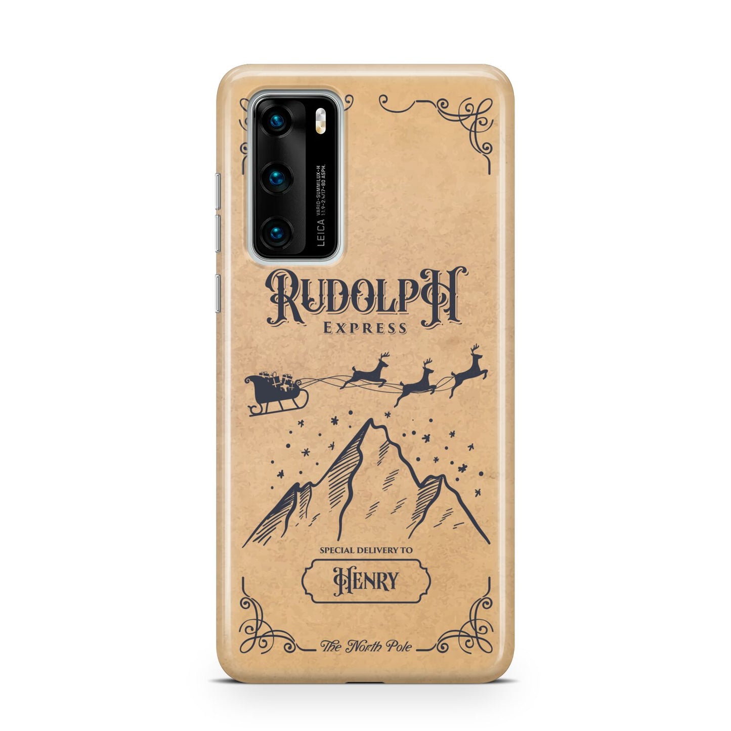 Rudolph Express Custom Huawei P40 Phone Case