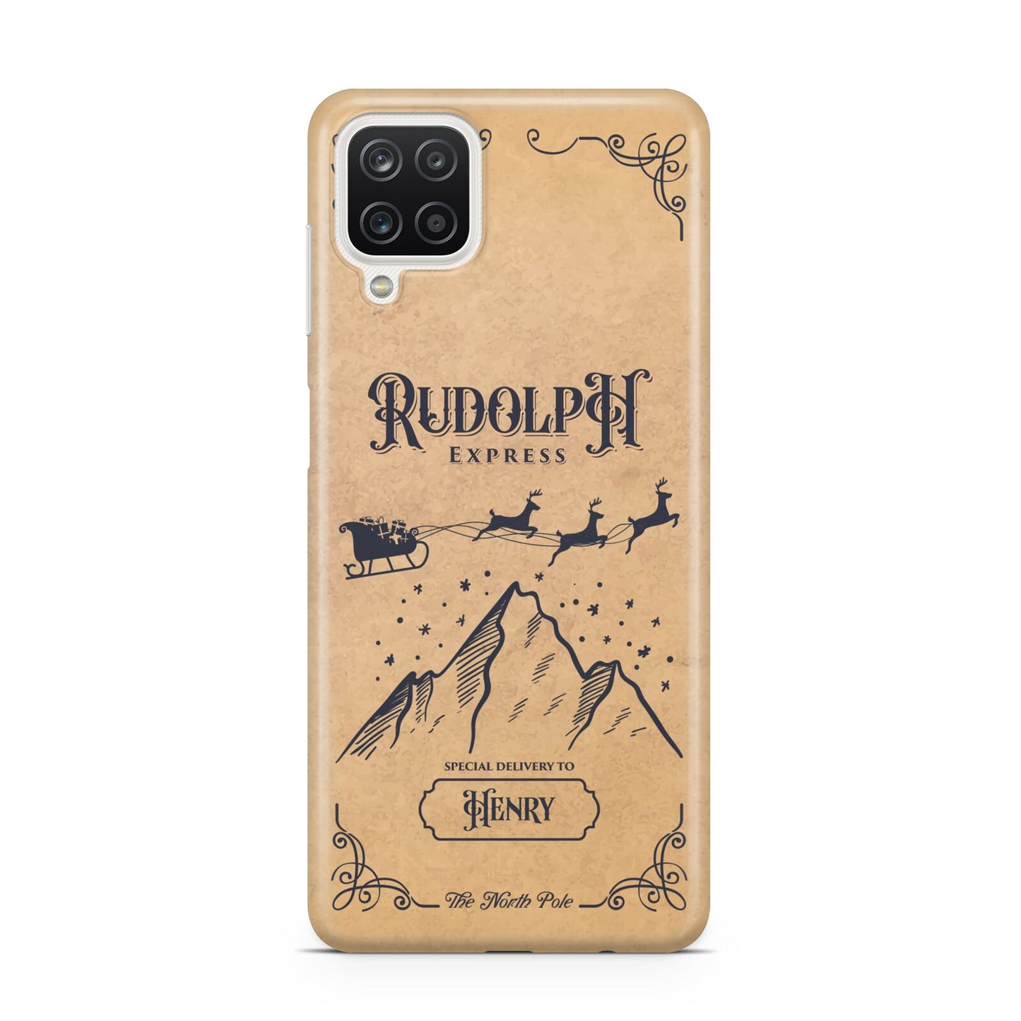 Rudolph Express Custom Samsung A12 Case