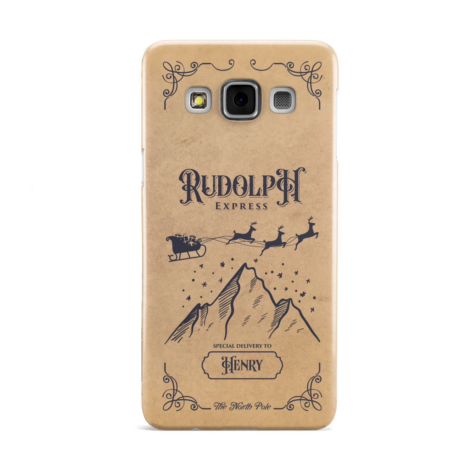 Rudolph Express Custom Samsung Galaxy A3 Case