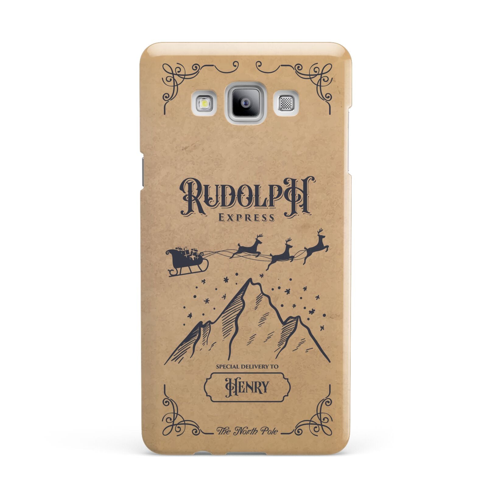 Rudolph Express Custom Samsung Galaxy A7 2015 Case