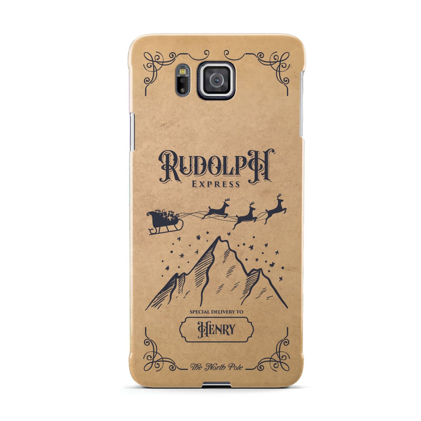 Rudolph Express Custom Samsung Galaxy Alpha Case