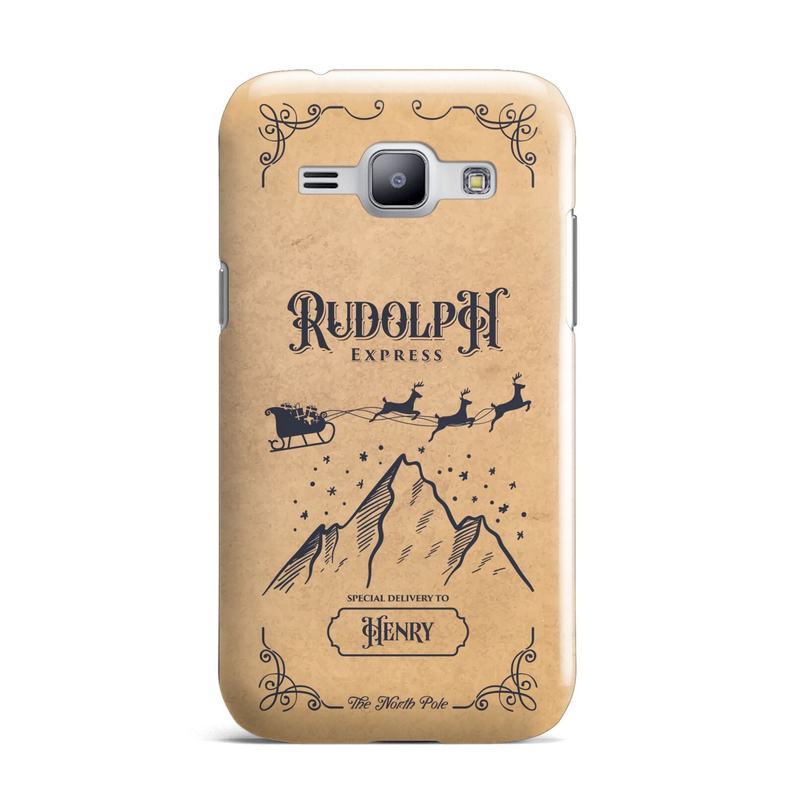 Rudolph Express Custom Samsung Galaxy J1 2015 Case