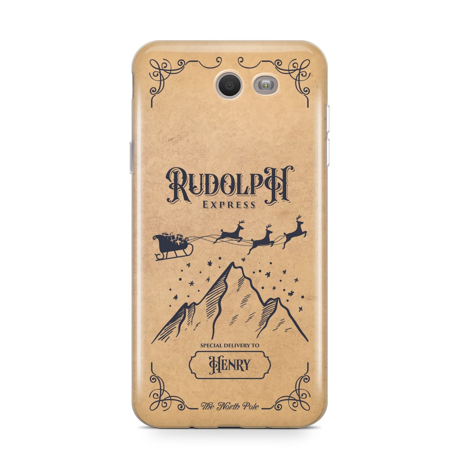 Rudolph Express Custom Samsung Galaxy J7 2017 Case