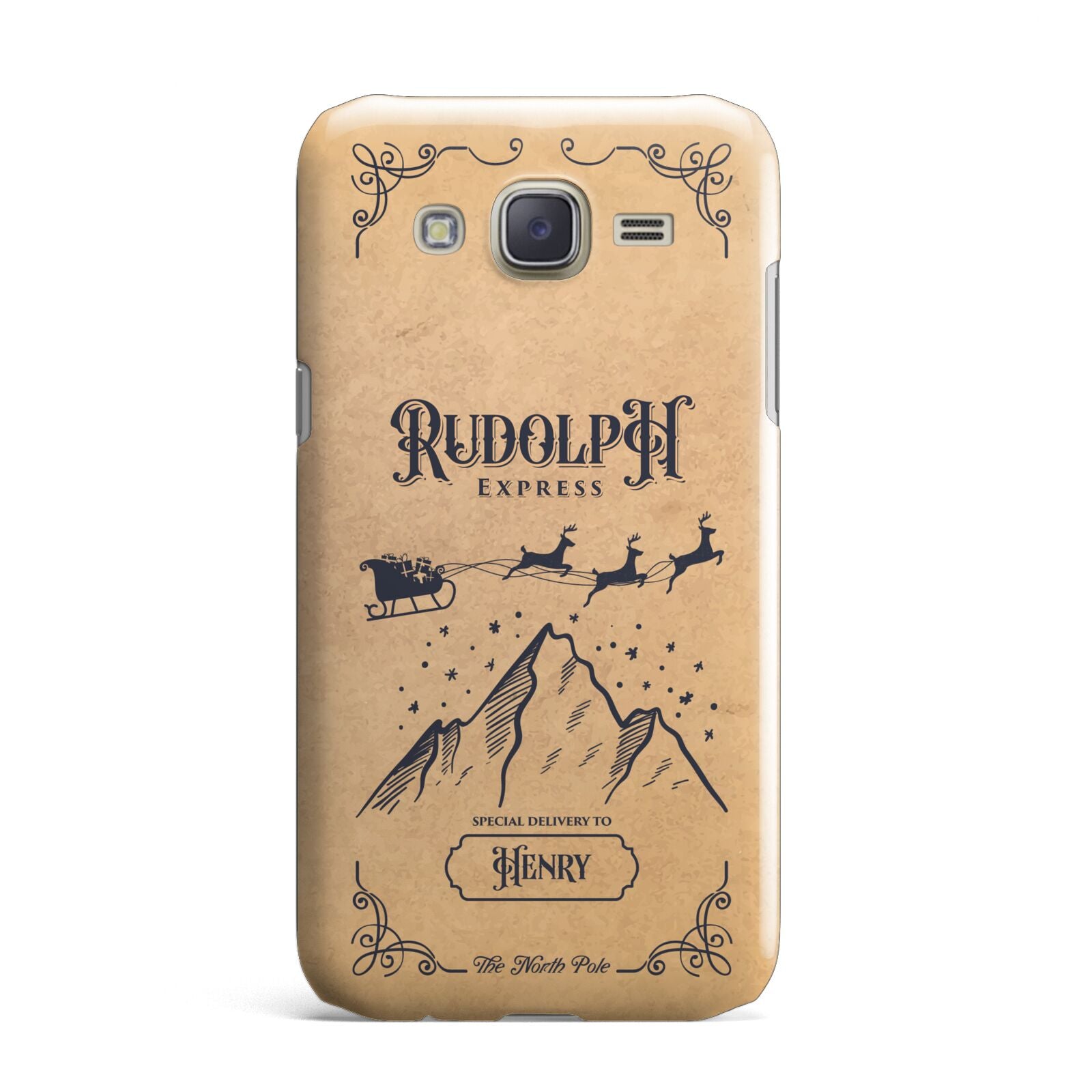 Rudolph Express Custom Samsung Galaxy J7 Case