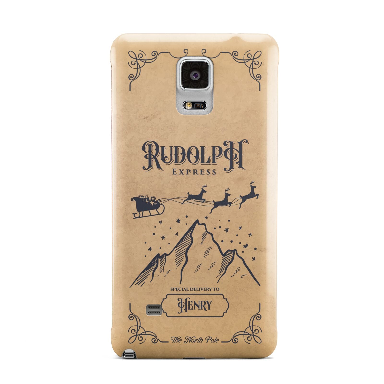 Rudolph Express Custom Samsung Galaxy Note 4 Case