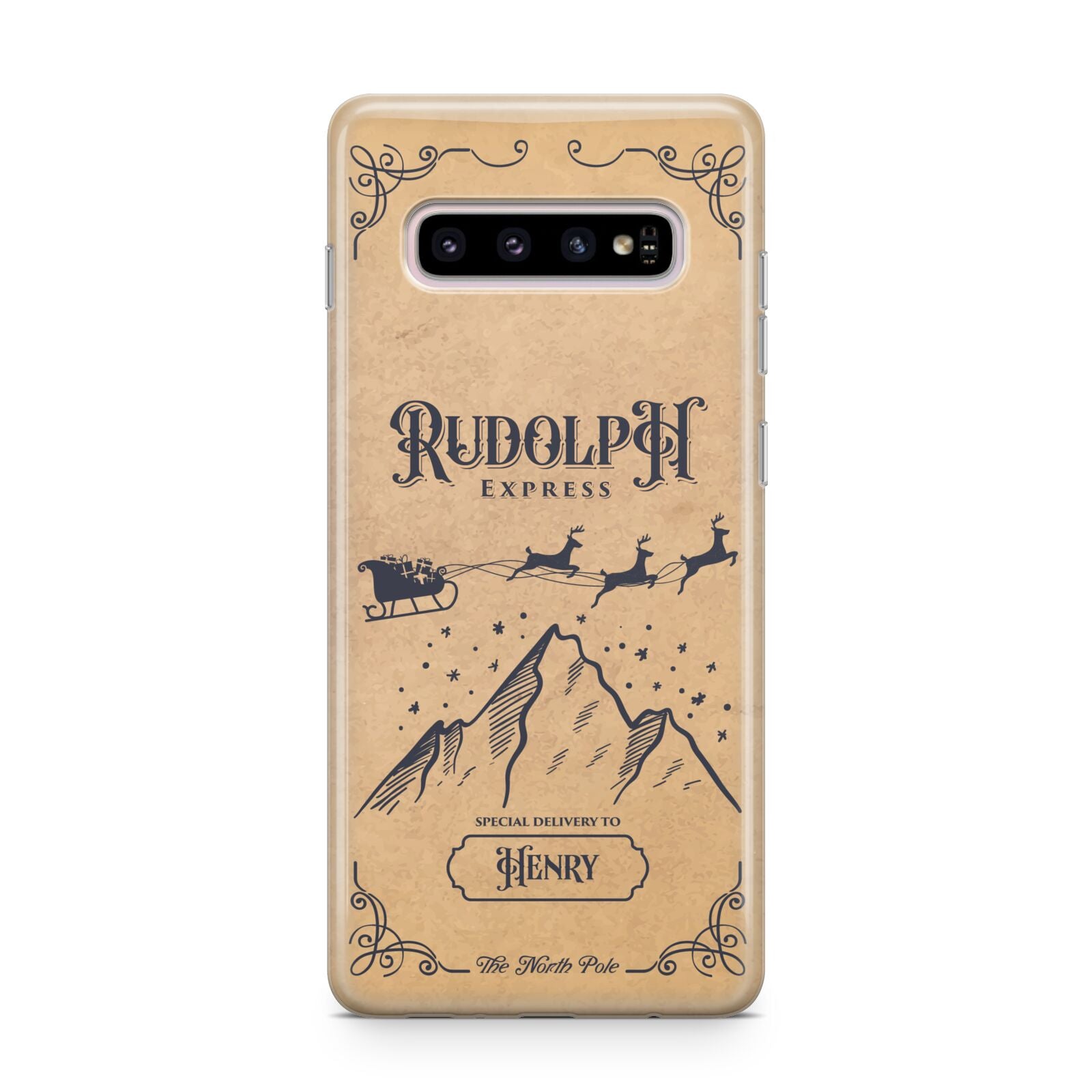 Rudolph Express Custom Samsung Galaxy S10 Plus Case