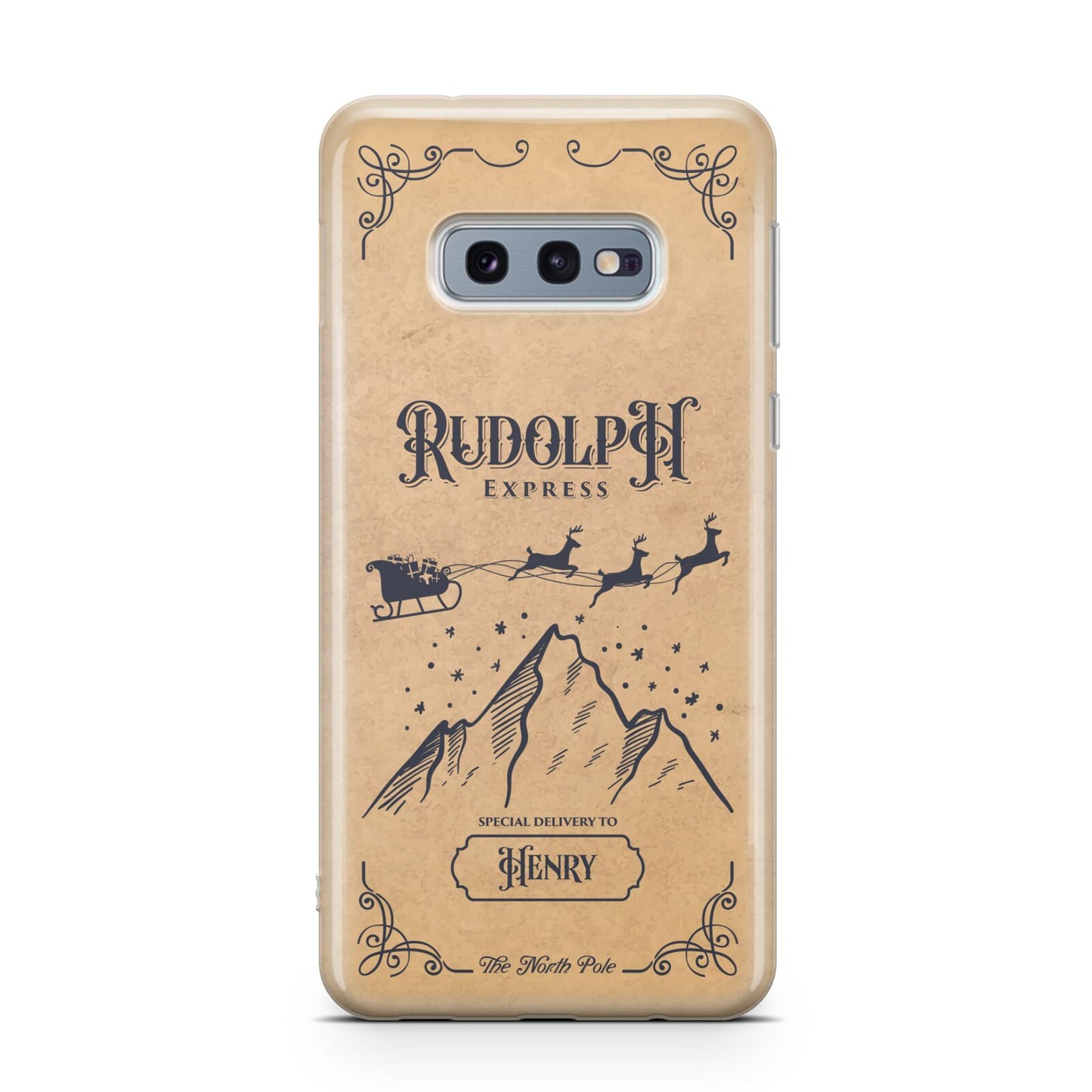 Rudolph Express Custom Samsung Galaxy S10E Case