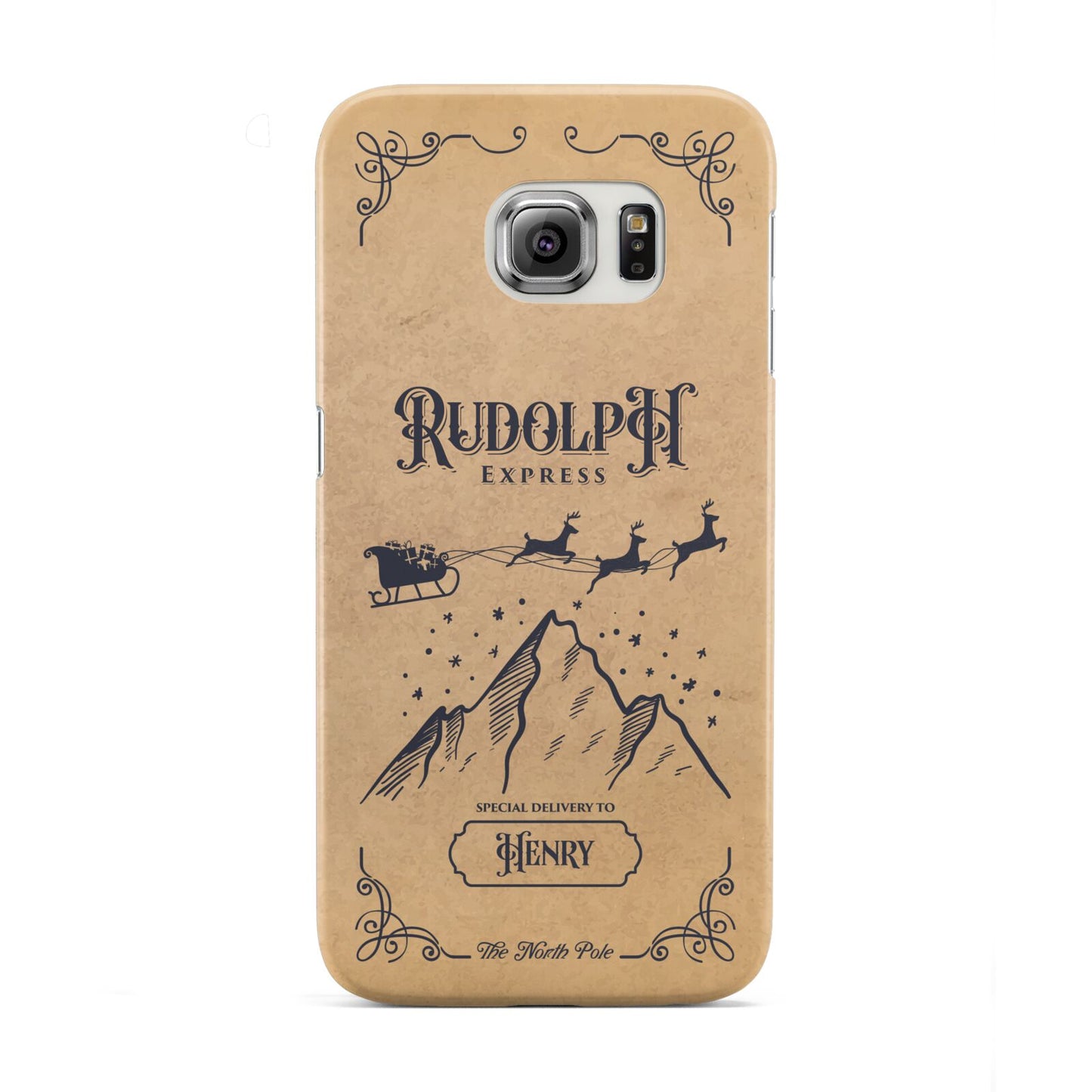 Rudolph Express Custom Samsung Galaxy S6 Edge Case