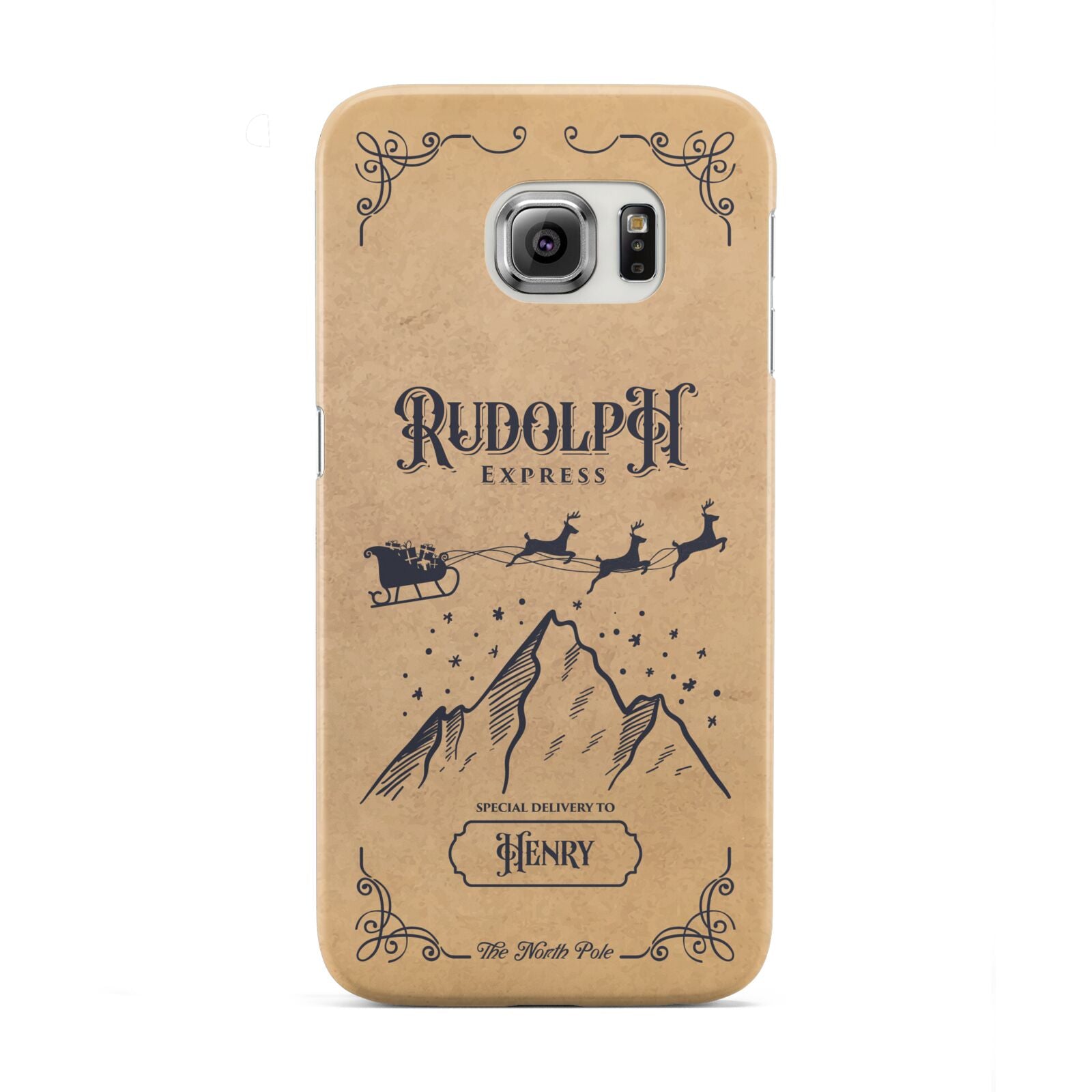 Rudolph Express Custom Samsung Galaxy S6 Edge Case